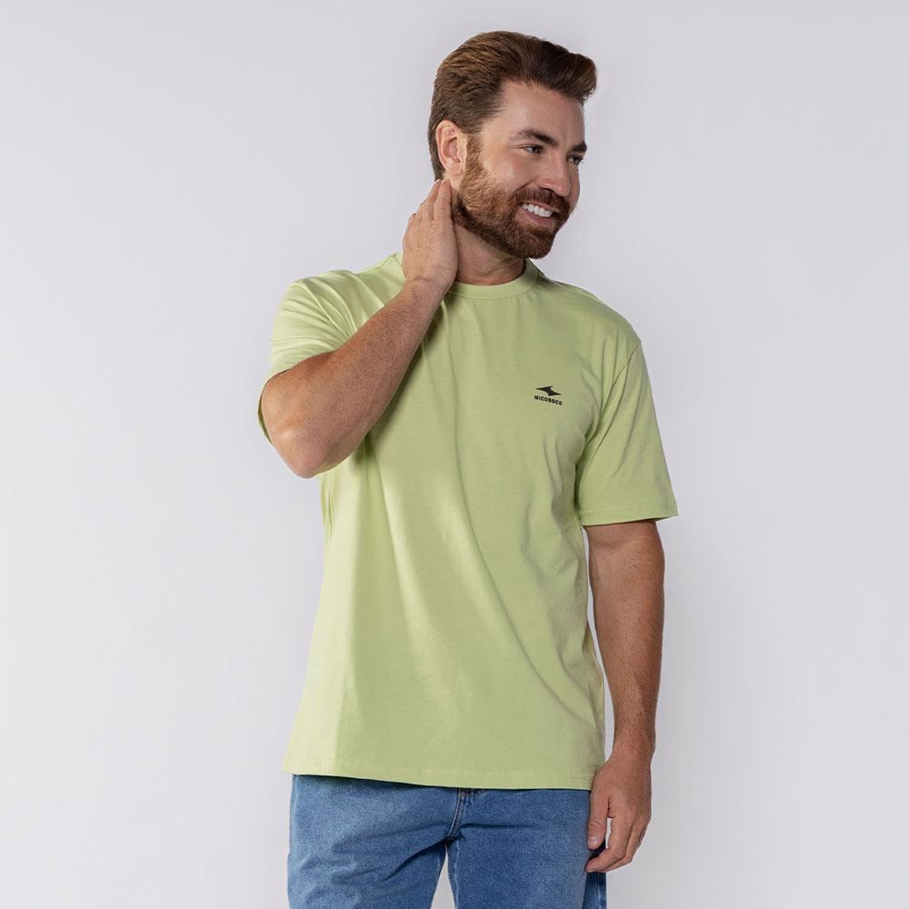 Camiseta Masculina De Algodão Nicoboco