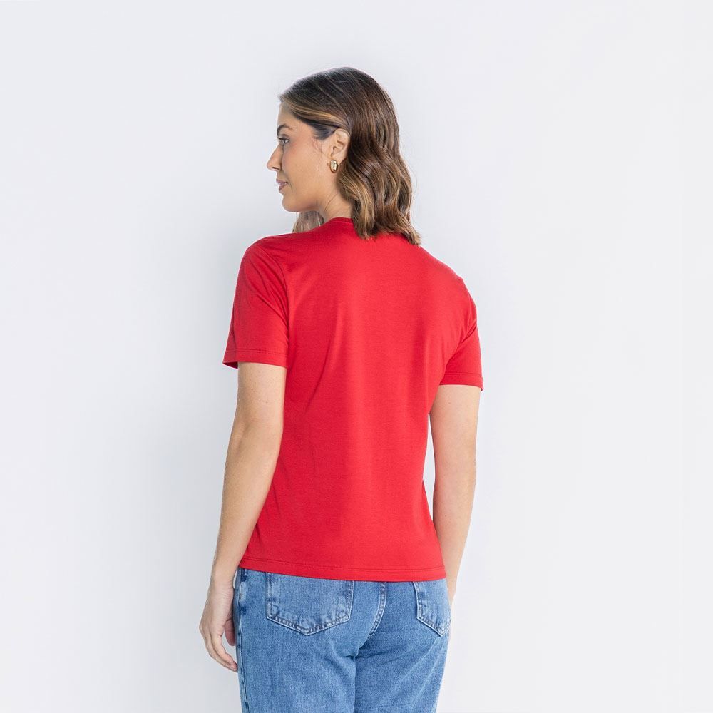 Camiseta Pima Feminina Básica Patricia Foster