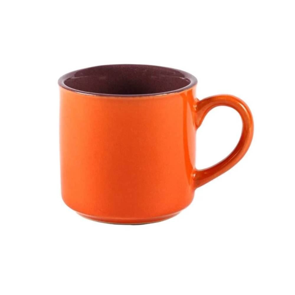 Caneca Cerâmica Dynasty 90Ml - Terracota/Marsala