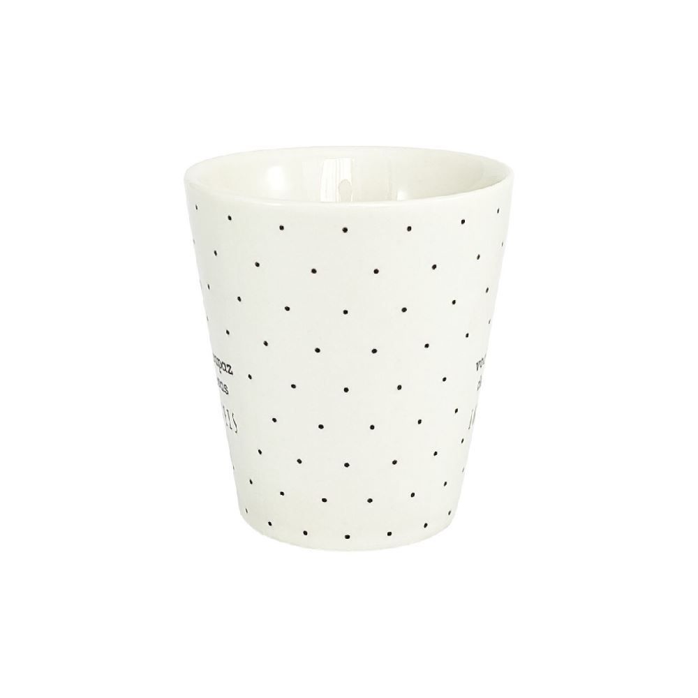 Caneca Cônica Decorada Lv Porcelanas 290Ml - COISAS INCRIVEIS