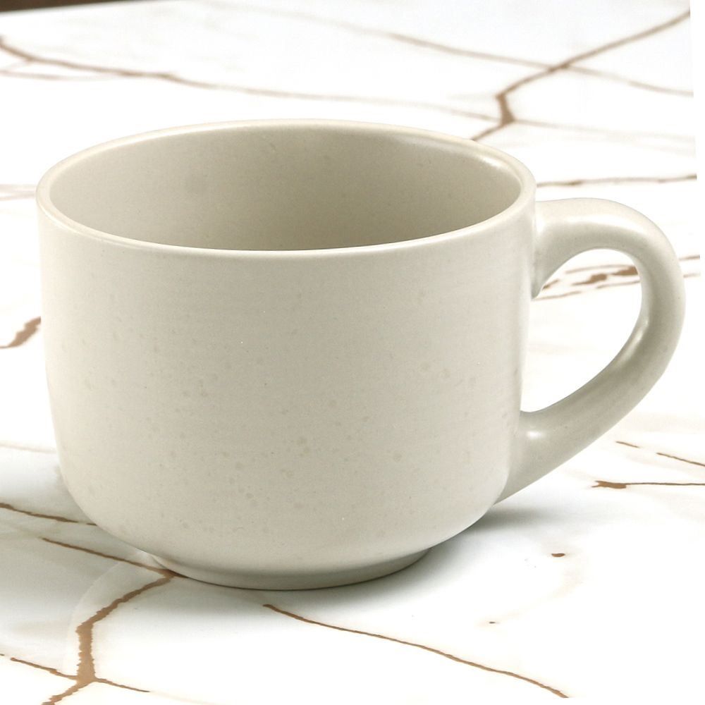 Caneca De Cerâmica Jumbo Sarah 455Ml Hauskraft - Bege