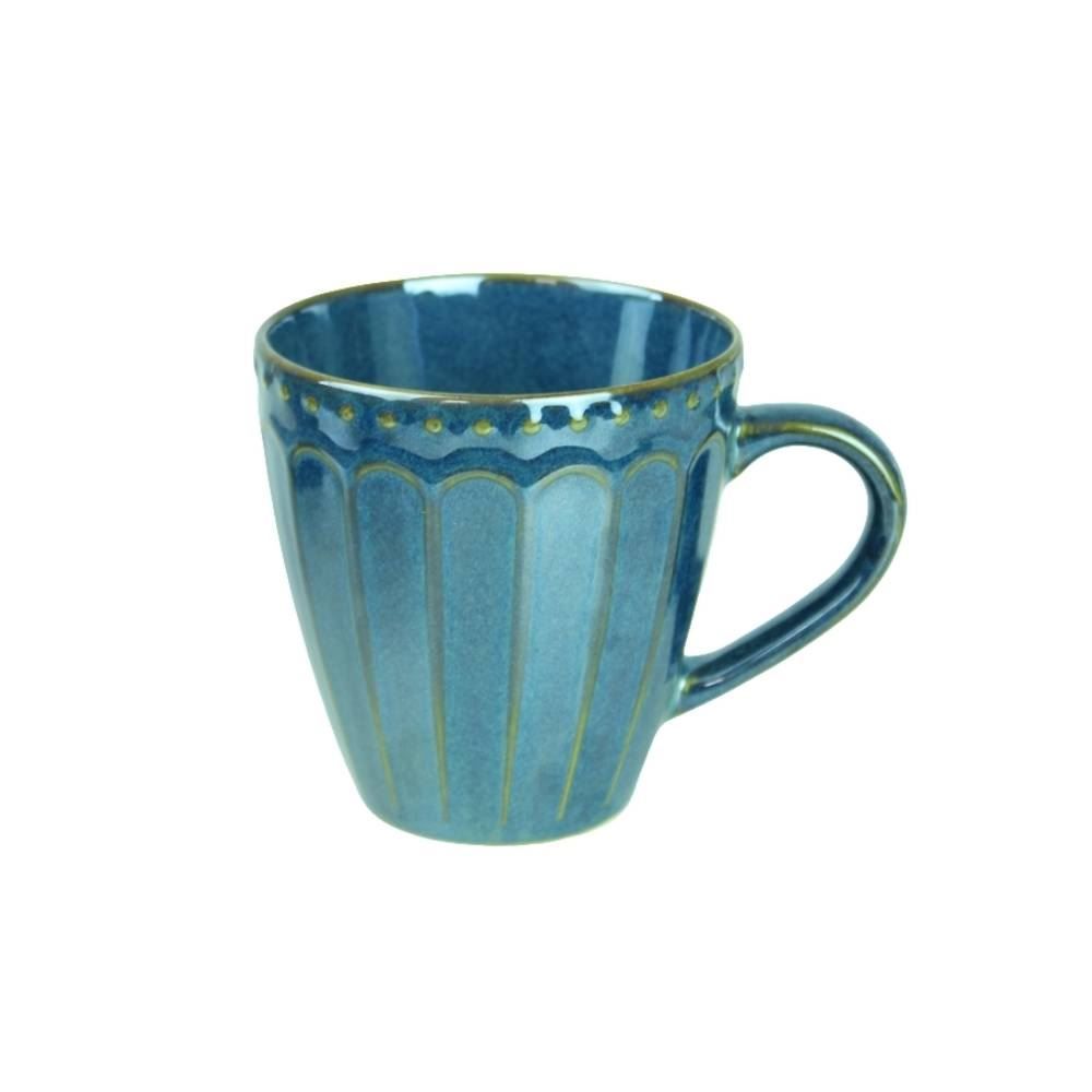 Caneca de Cerâmica Vintage 345Ml Havan Casa - Azul