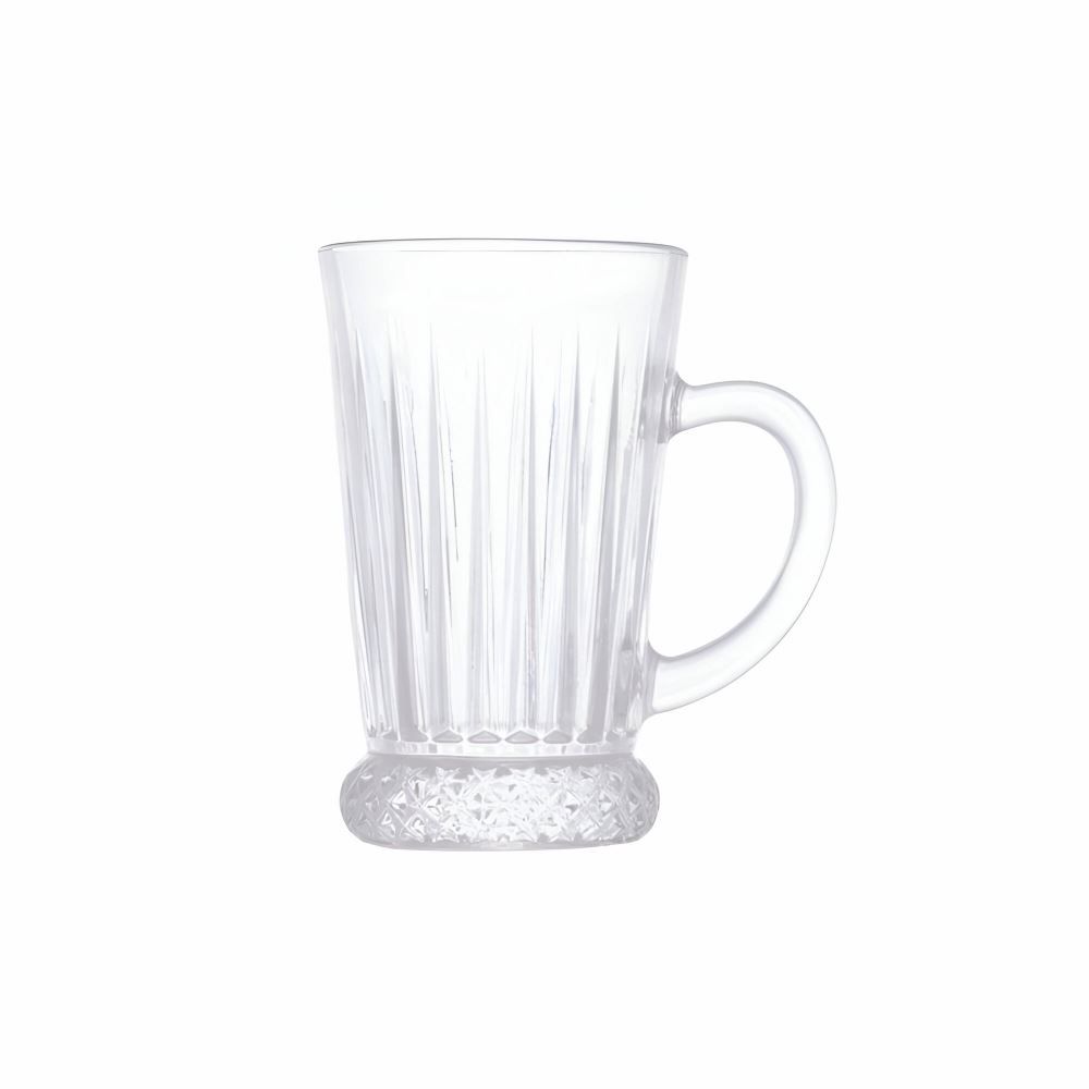Caneca De Vidro Deli Diamante Lyor 210 Ml - Transparente