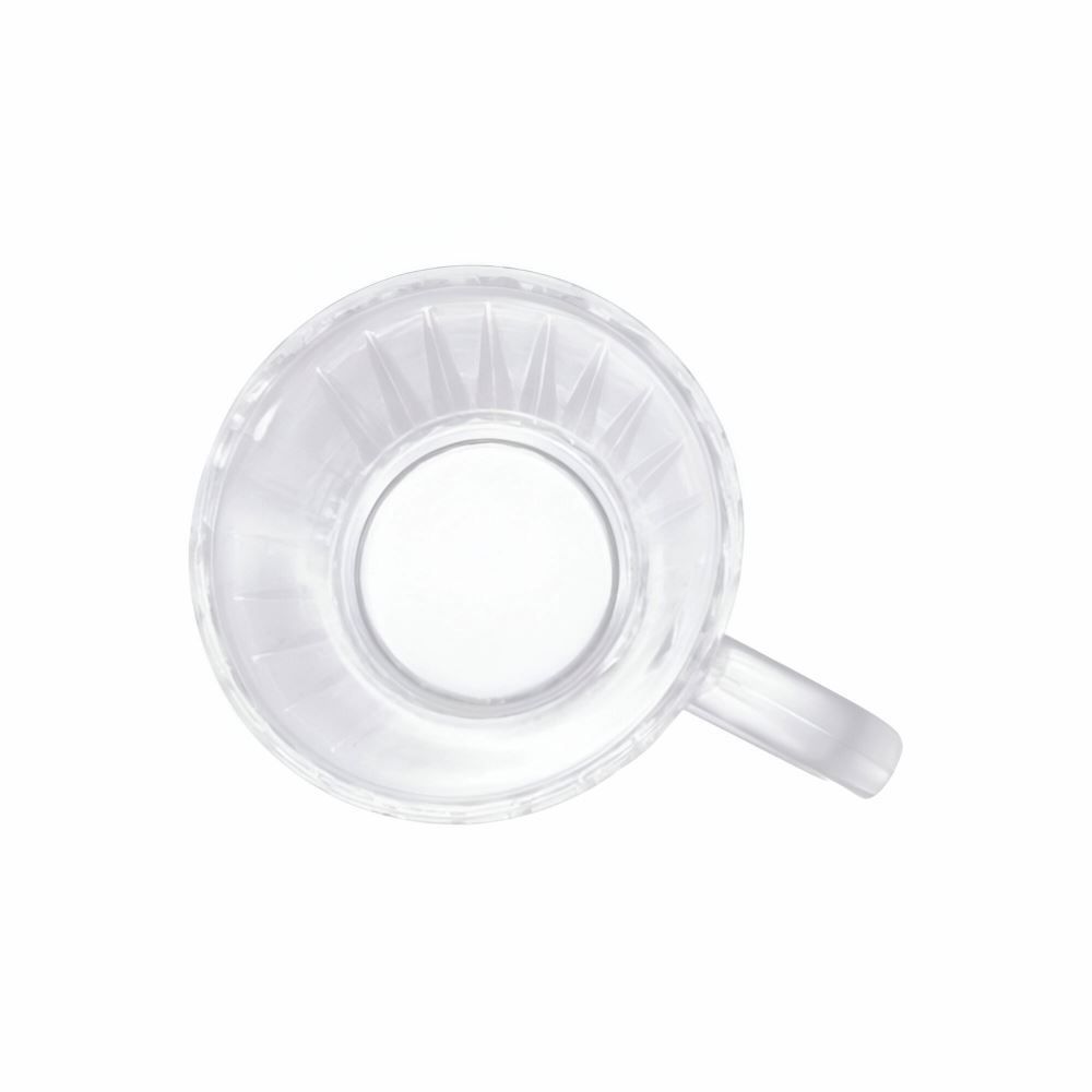 Caneca De Vidro Deli Diamante Lyor 210 Ml - Transparente