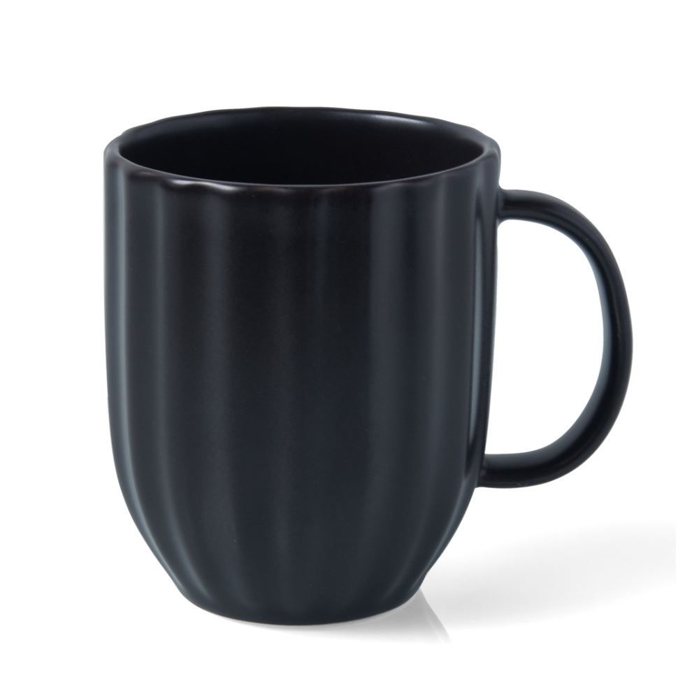 Caneca Em Cerâmica Sarah Preta Havan Casa  - 445ml