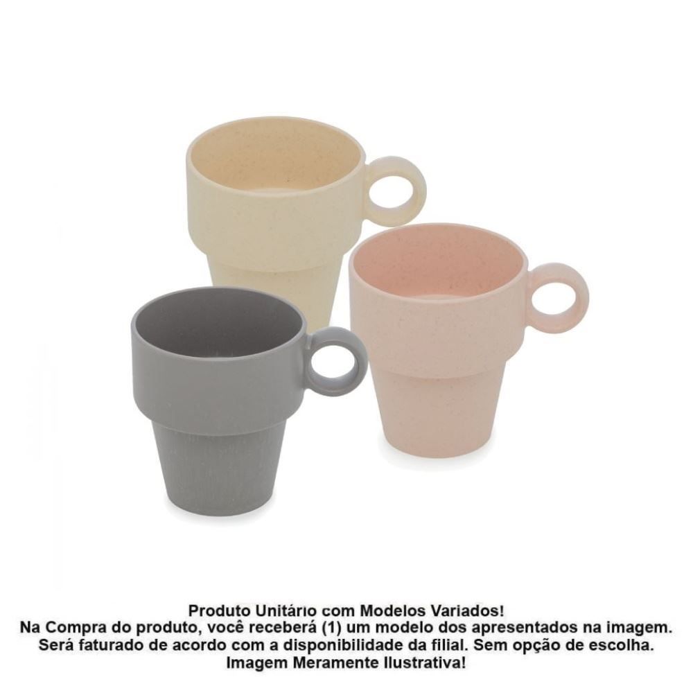Caneca de Café Empilhável Lanes Lyor 90Ml - Sortido
