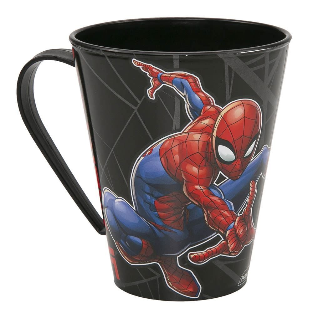 Caneca Homem-Aranha Plasútil 360Ml - Plástico