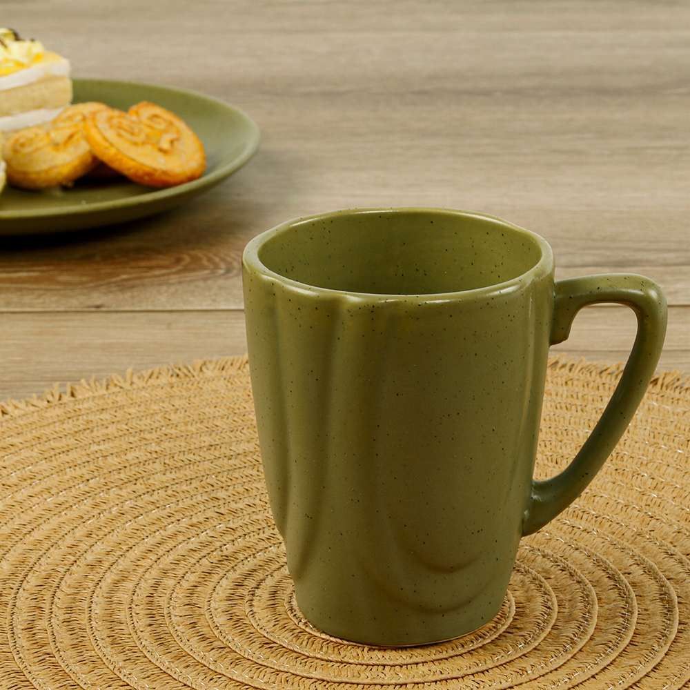 Caneca Cerâmica Slim Organic Olive Alleanza 280Ml - Verde