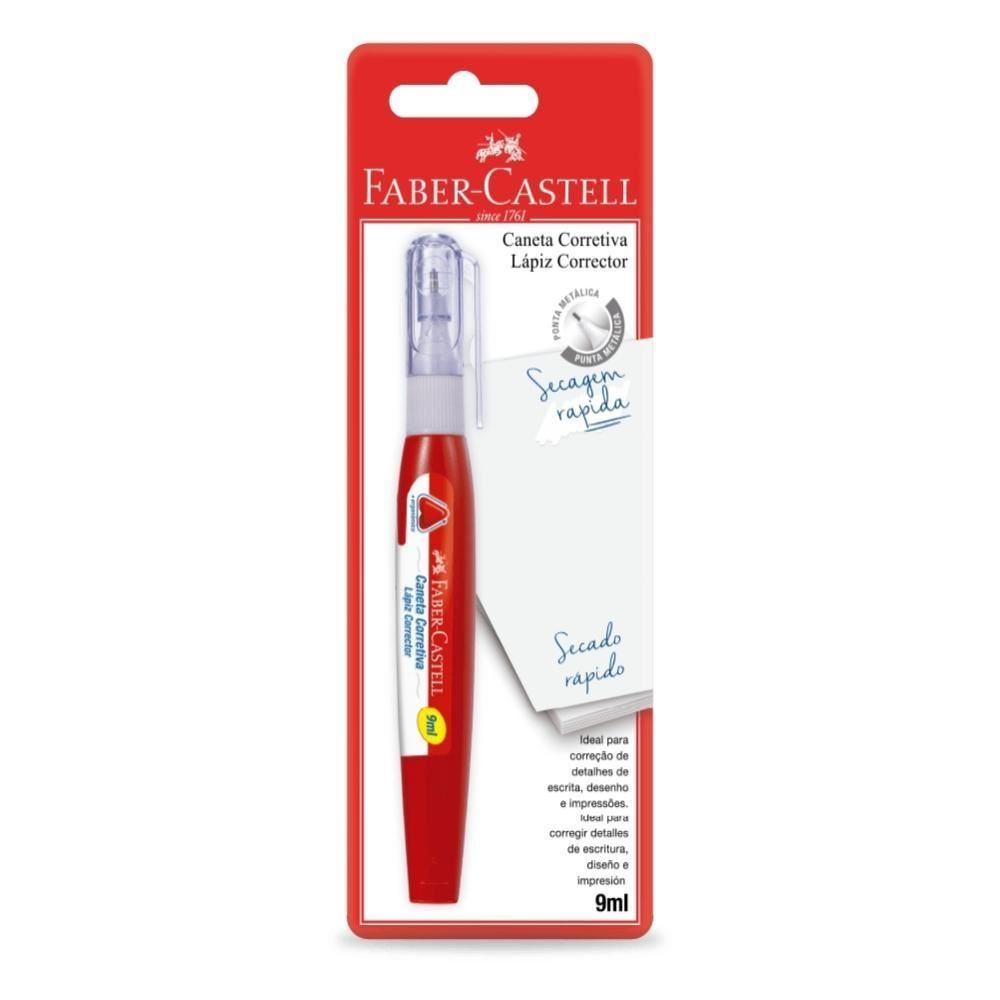 Caneta Corretiva Faber Castell - 9 ml