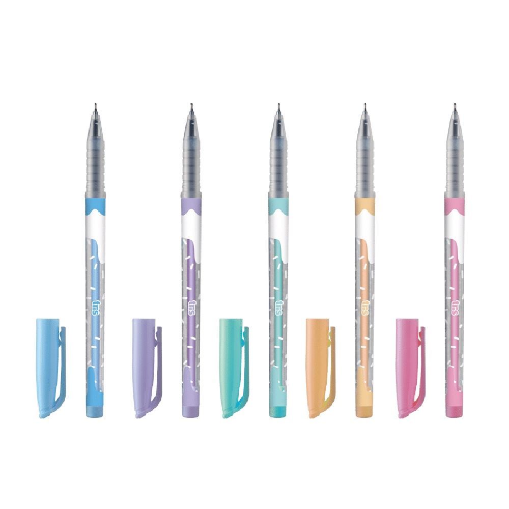 Caneta Esferográfica 0.7 Candy Tris - 5 Cores