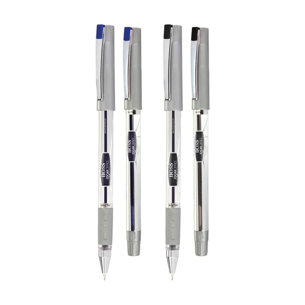 Caneta Gel Boss 0.55 Azul E Preta Jocar Office - 2 Unidades 