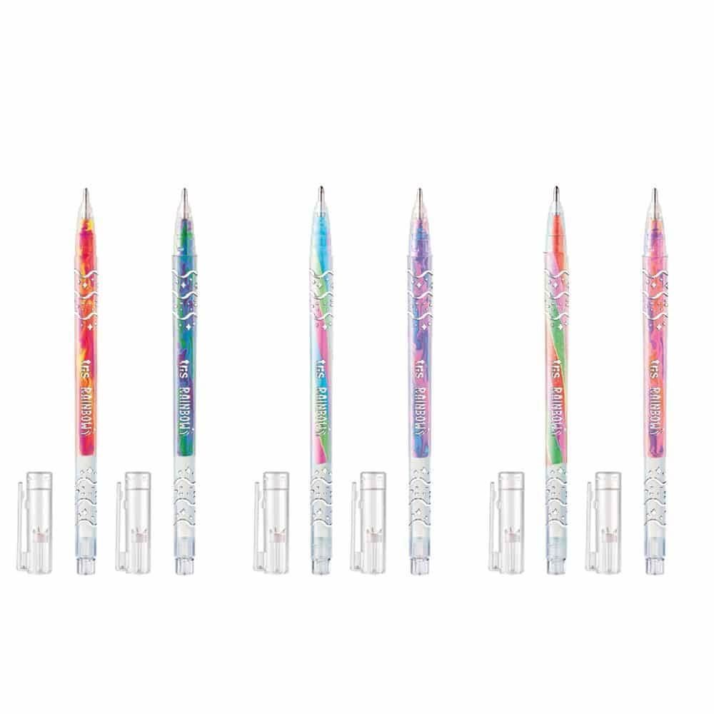 Caneta Gel Rainbow Tris - 3 Unidades 