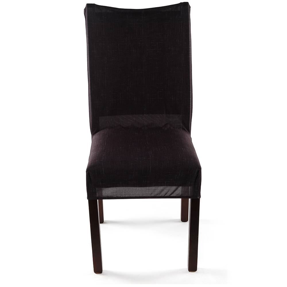 Capa De Cadeira Requinte Havan Casa - Linho Preto