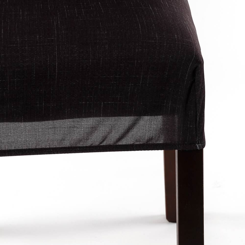 Capa De Cadeira Requinte Havan Casa - Linho Preto