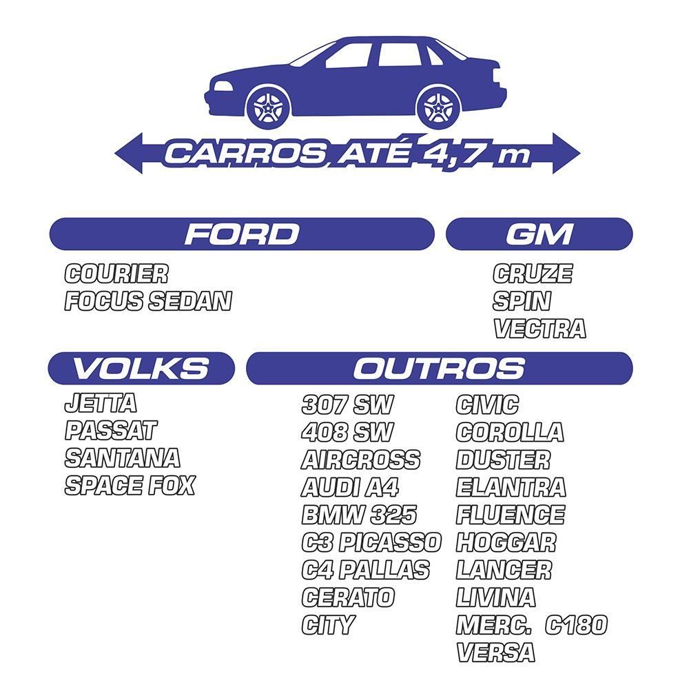 Capa para Cobrir Carro com Forro G Luxcar - 7293