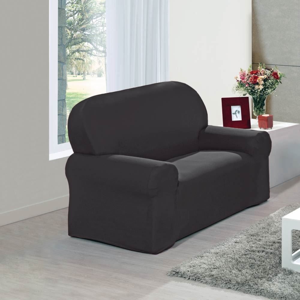 Capa Para Sofá De 02 Lugares Veneza Solecasa - Tabaco