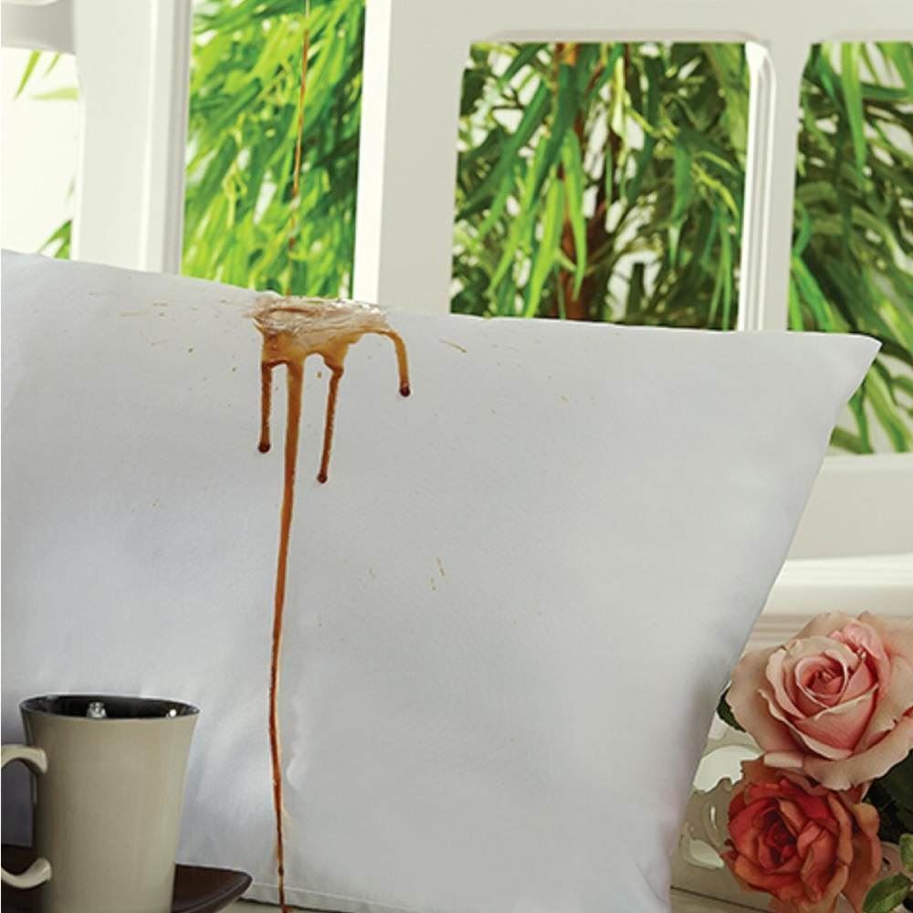 Capa Protetora Para Travesseiro Com Zíper Solecasa - Branco