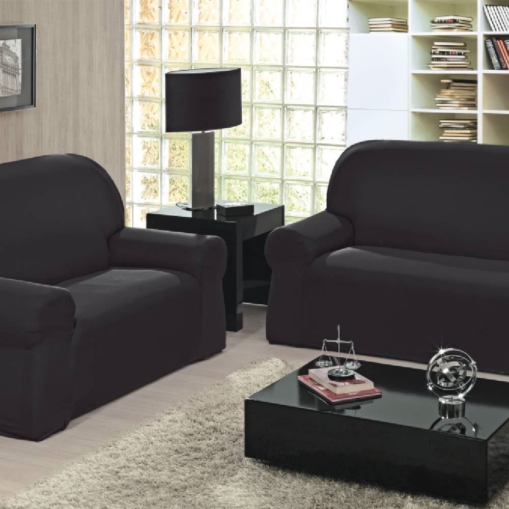 Capa Sofá De 2 E 3 Lugares Veneza Havan Casa - Tabaco