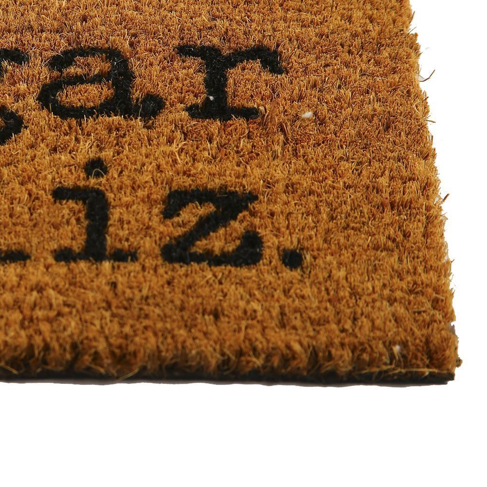 Capacho Fibra De Coco 33 X 60Cm Mumbai Havan - Aqui É O Nosso Lar