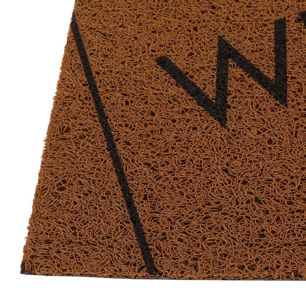 Capacho para Porta de Entrada 40X60 cm Vinil Havan Casa - Welcome Ouro