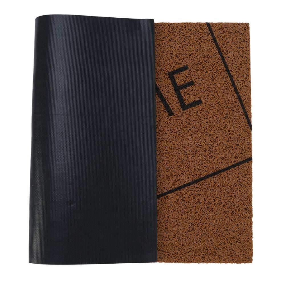 Capacho para Porta de Entrada 40X60 cm Vinil Havan Casa - Welcome Ouro