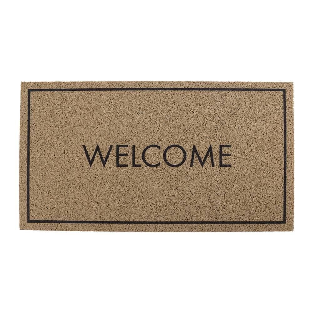 Capacho Vinil 50X90 Bem Vindo Solecasa - Welcome Novo