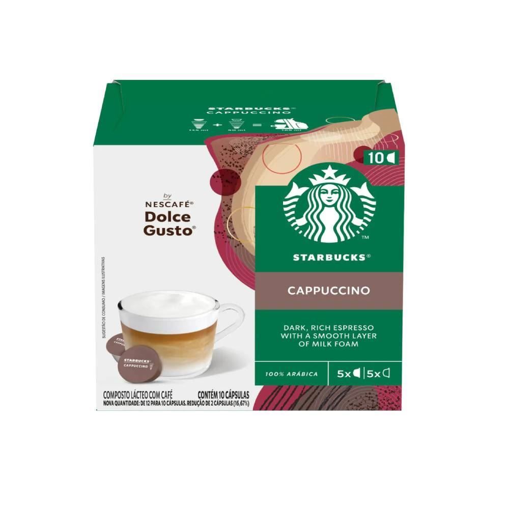 Cápsulas Cappuccino Starbucks 100G Dolce Gusto - 10 Cápsulas