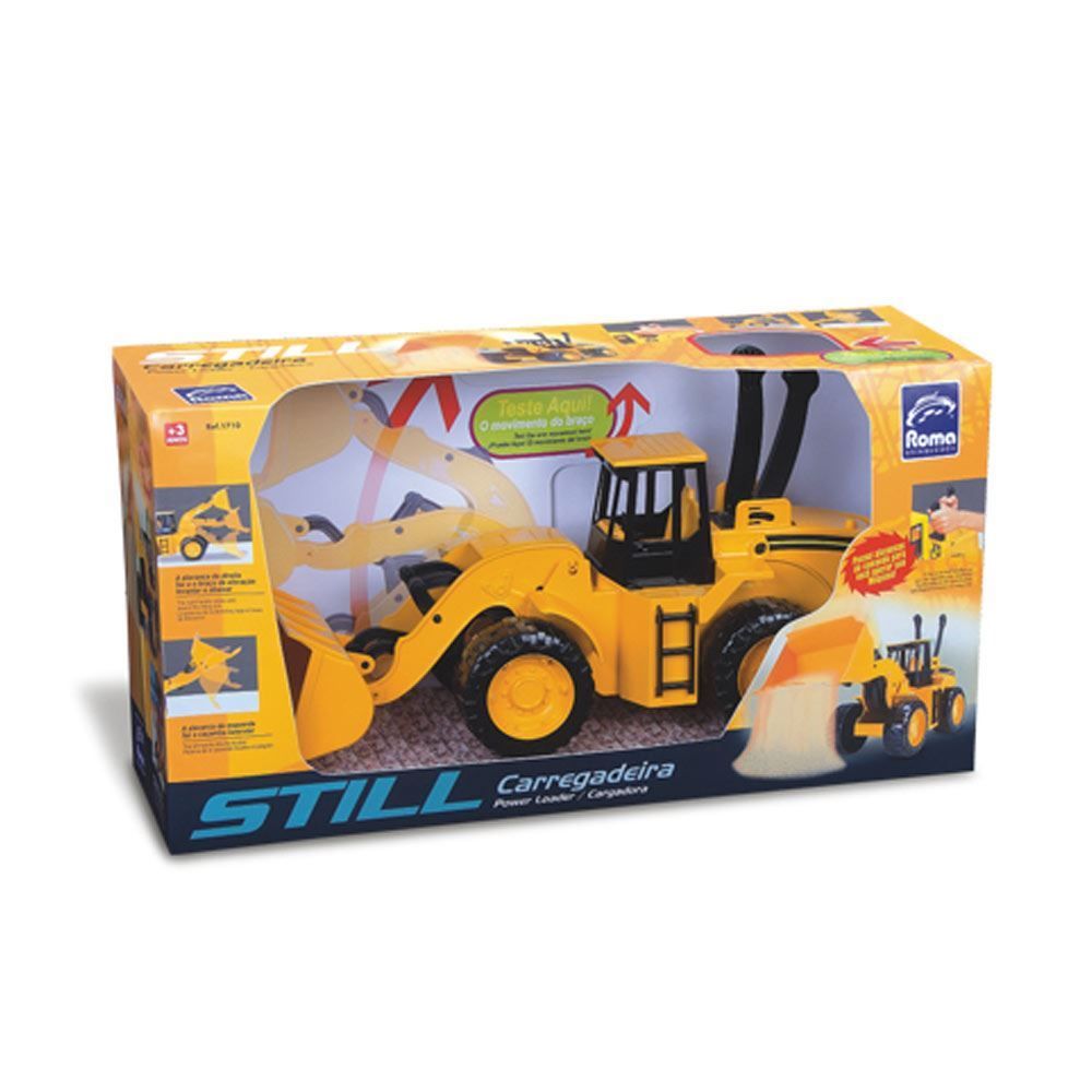 Carregadeira Still Roma Brinquedos - Amarelo