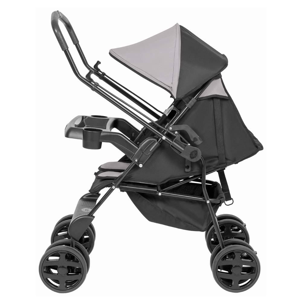 Carrinho Berço Solare Tutti Baby - Preto