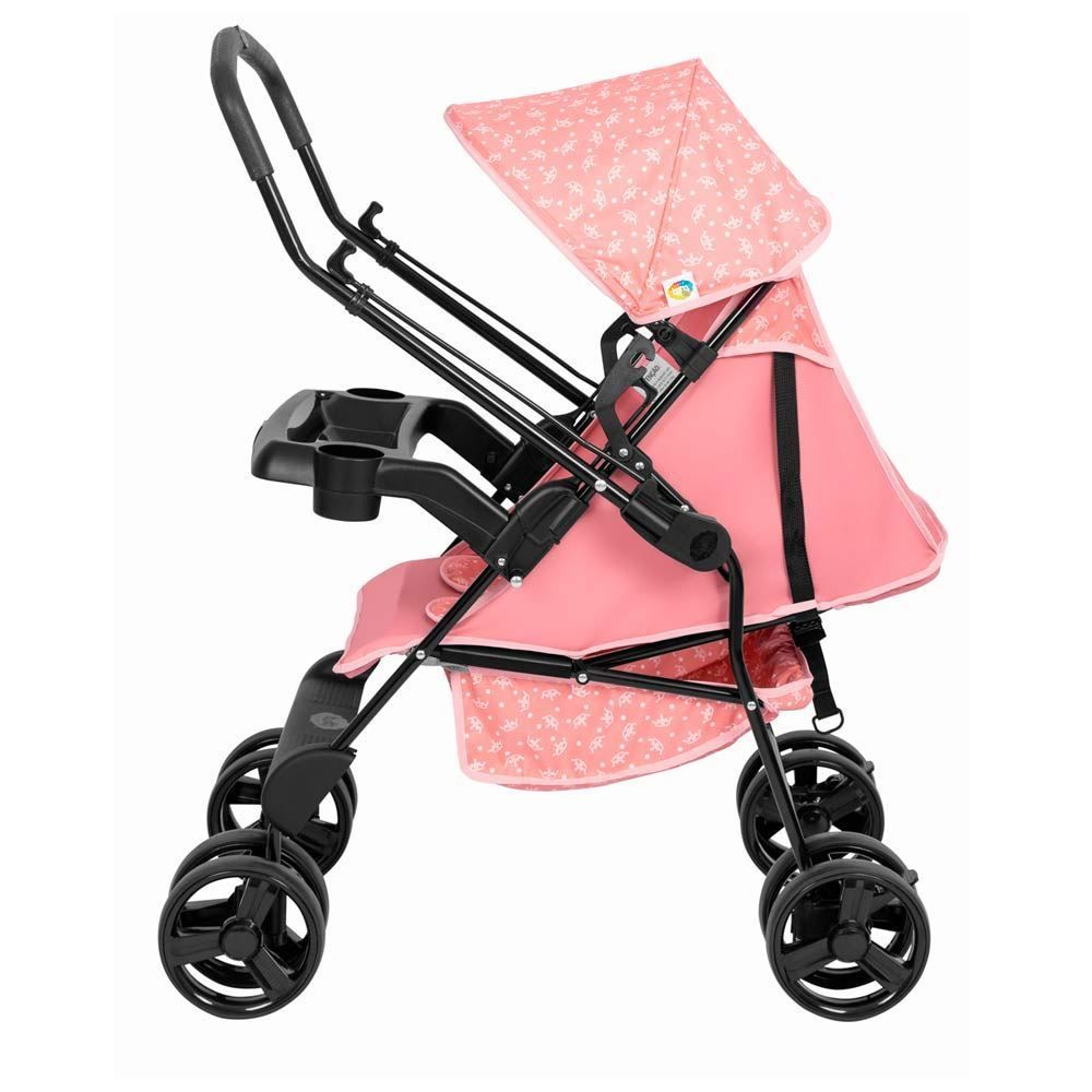 Carrinho Berço Solare Tutti Baby - Rosa Claro