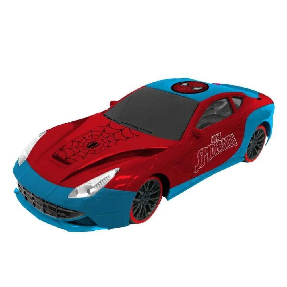 Carrinho De Controle Remoto 3 Funções Auto Racing Spider Man Candide - 58003