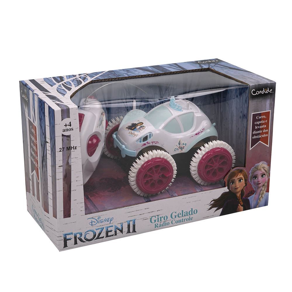 Carrinho De Controle Remoto Frozen Giro Gelado Candide - DIVERSOS