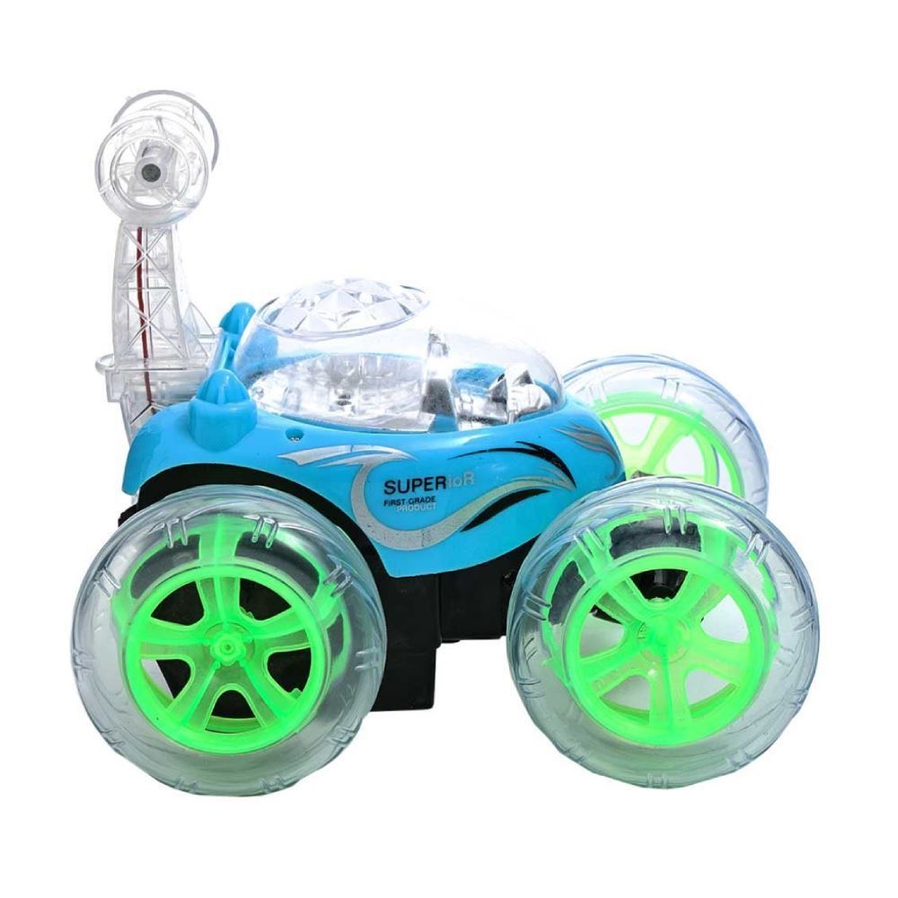 Carrinho De Controle Remoto Power Machines Azul Havan Toys - HBR0349