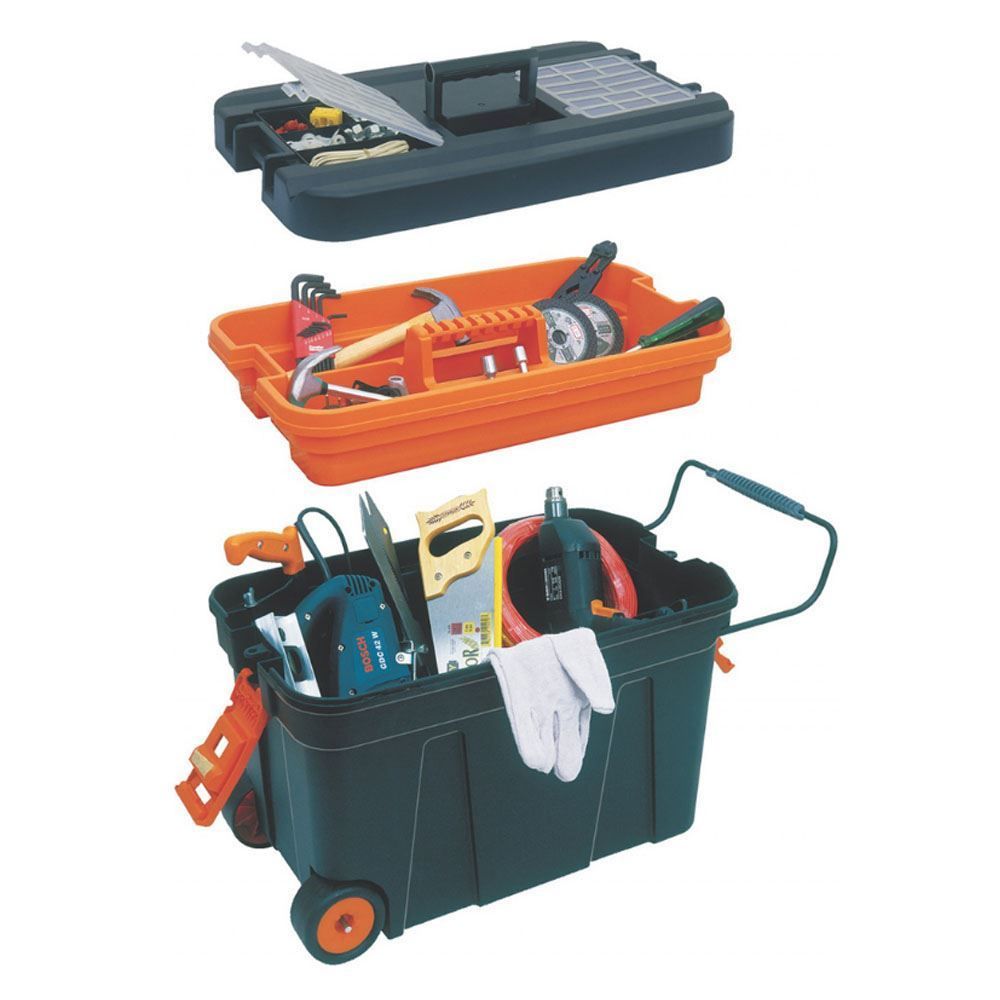 Carrinho de Ferramentas com Rodízios CR-01 São Bernardo - Preto