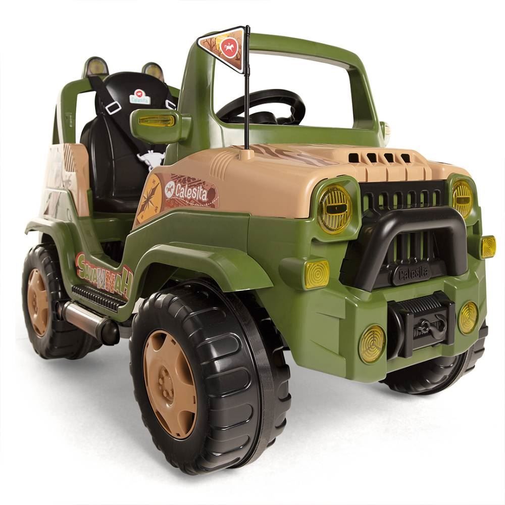 Carrinho De Passeio Com Pedal Diipi Savannah Calesita - Verde