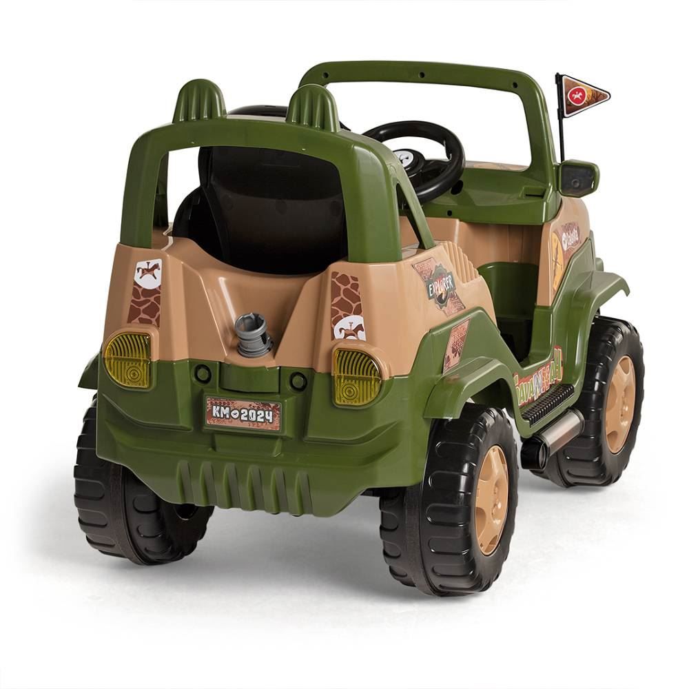 Carrinho De Passeio Com Pedal Diipi Savannah Calesita - Verde