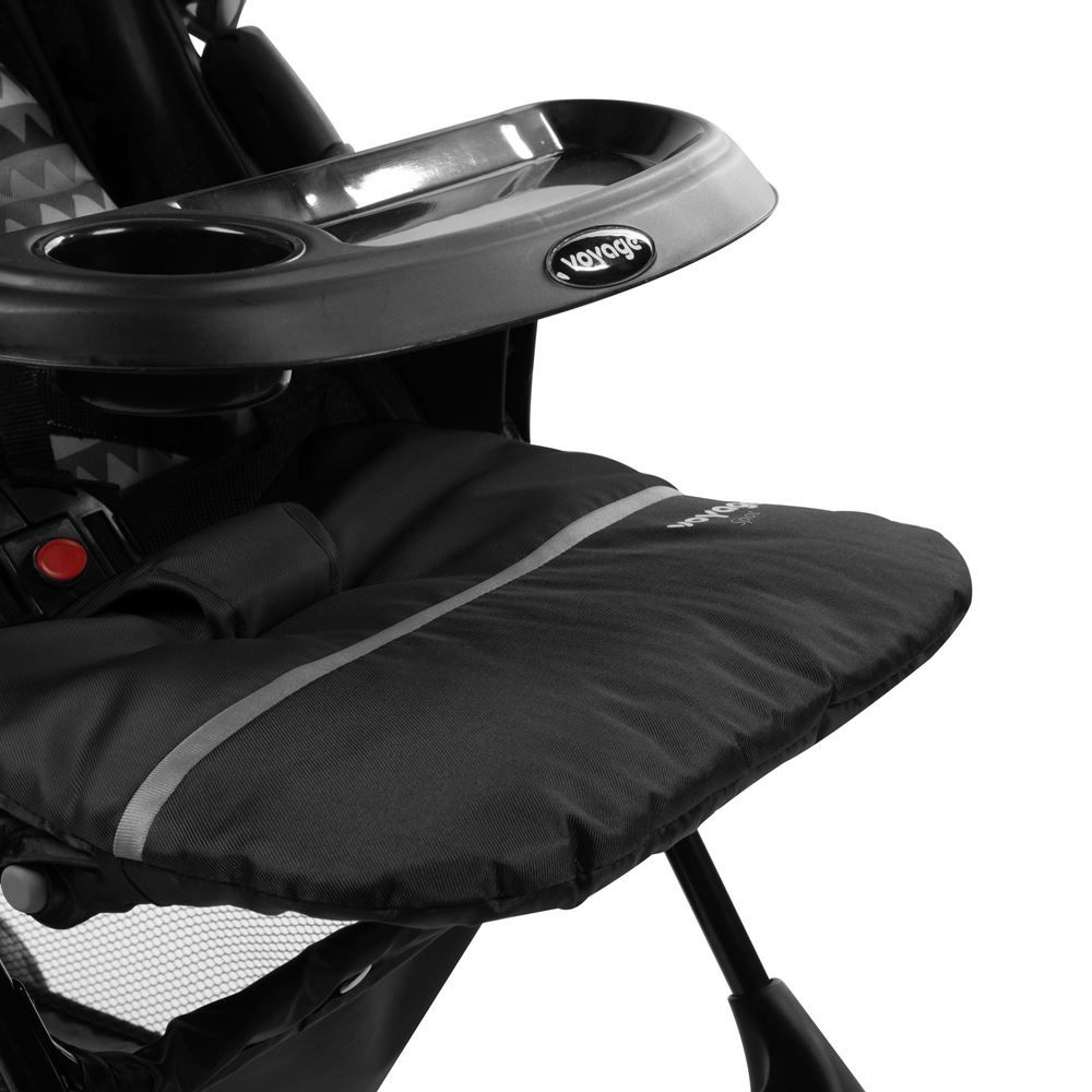 Carrinho De Passeio De Bebê Spot Voyage - Preto Geo