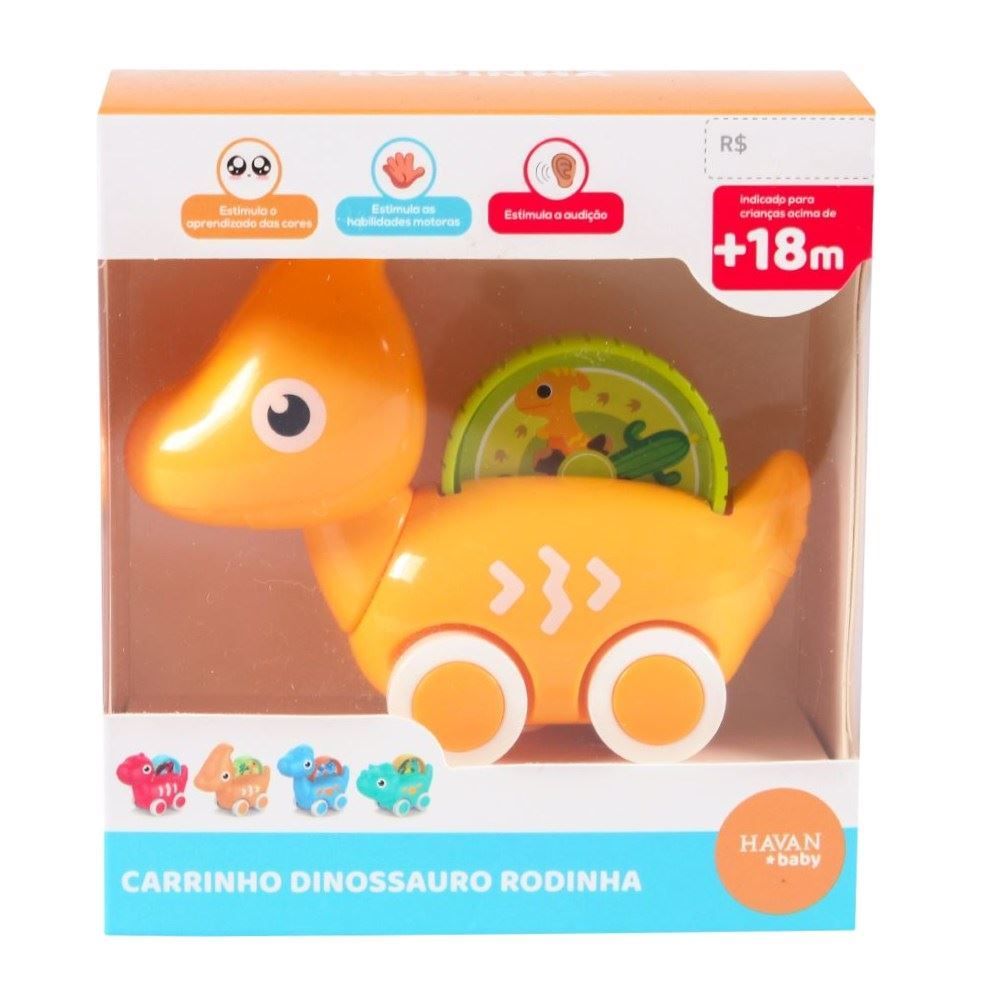 Carrinho Dinossauro Rodinha Havan Baby - HBR0819