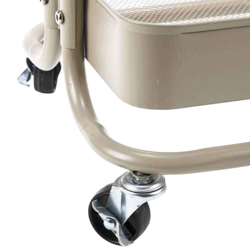 Carrinho Dubai Multiuso 3 Prateleiras Havan Casa - Cru