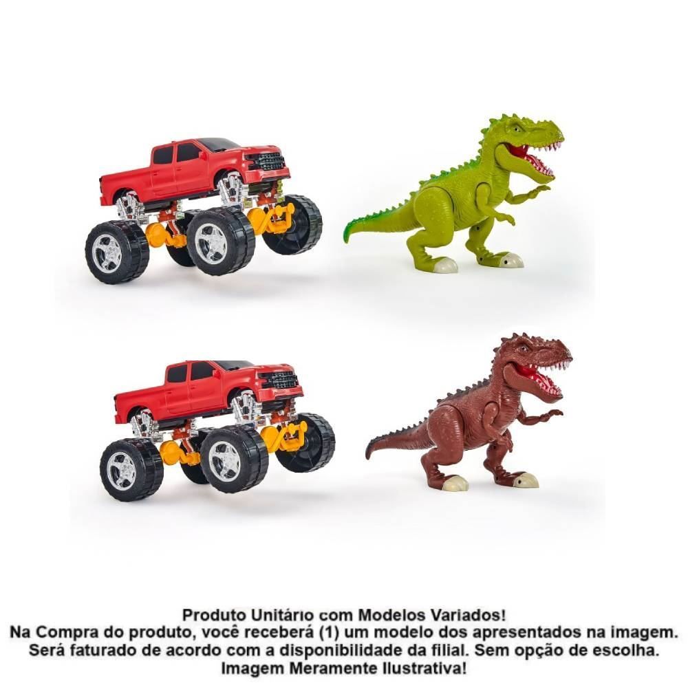 Carro Bigfoot Rex Attack Dino Adijomar - 956