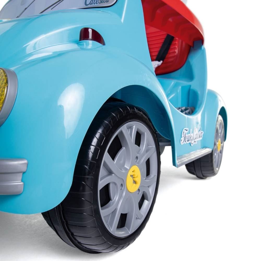 Carro Passeio E Pedal Azul Fouks Calesita  - 998