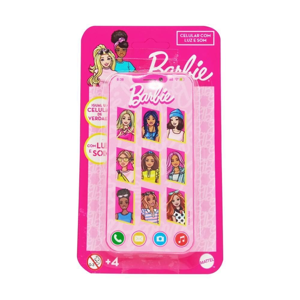 Celular Flip Barbie Toyng - 56033