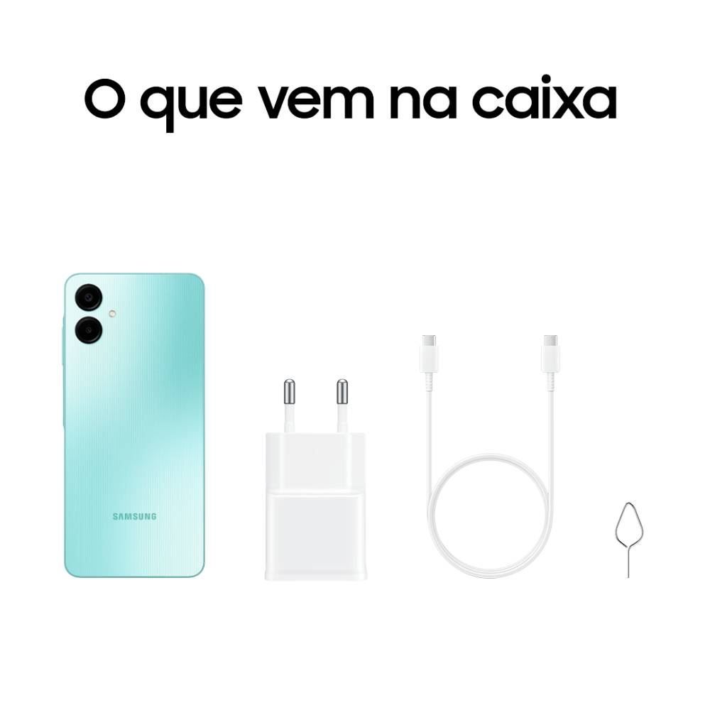 Celular Smartphone Galaxy A06 4G Octa Core 4Gb Ram 128Gb - Verde