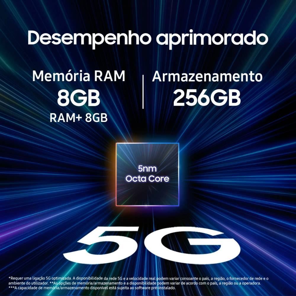 Celular Smartphone Galaxy A25 5G Octacore 8Gb Ram 256Gb - Azul