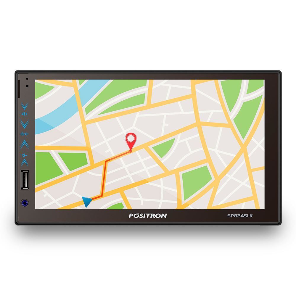 Central Multimídia Mirror Connect Bluetooth Usb Positron - 2 Din