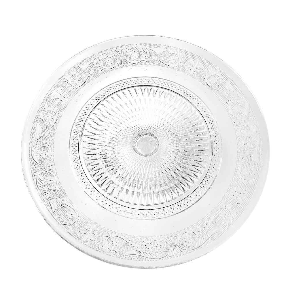 Centro De Mesa Com Pé Karin Hauskraft 32,5Cm - Vidro Transparente 