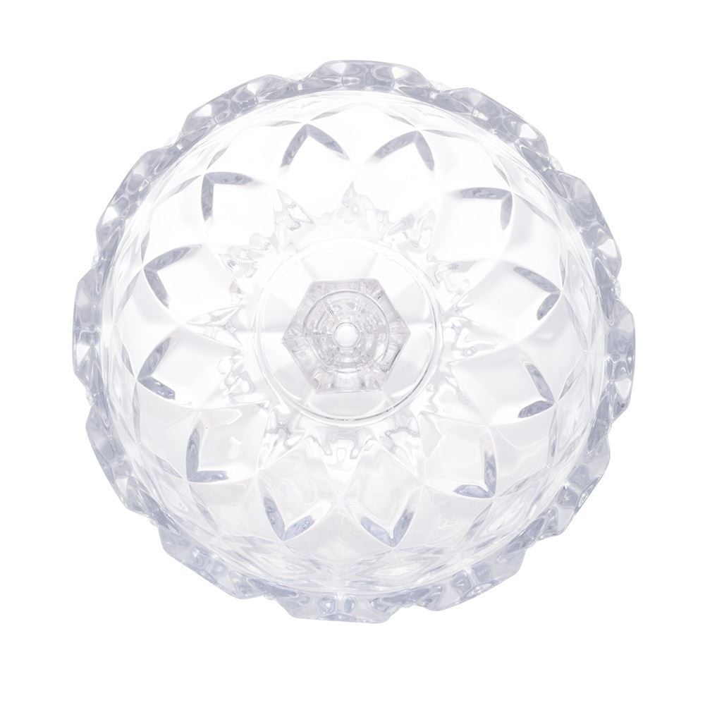 Centro De Mesa Com Pé Lyor Deli 24,5Cm - Cristal