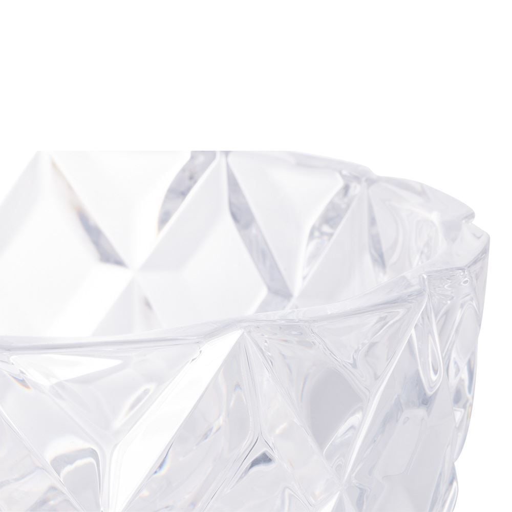 Centro De Mesa Com Pé Lyor Deli 24,5Cm - Cristal