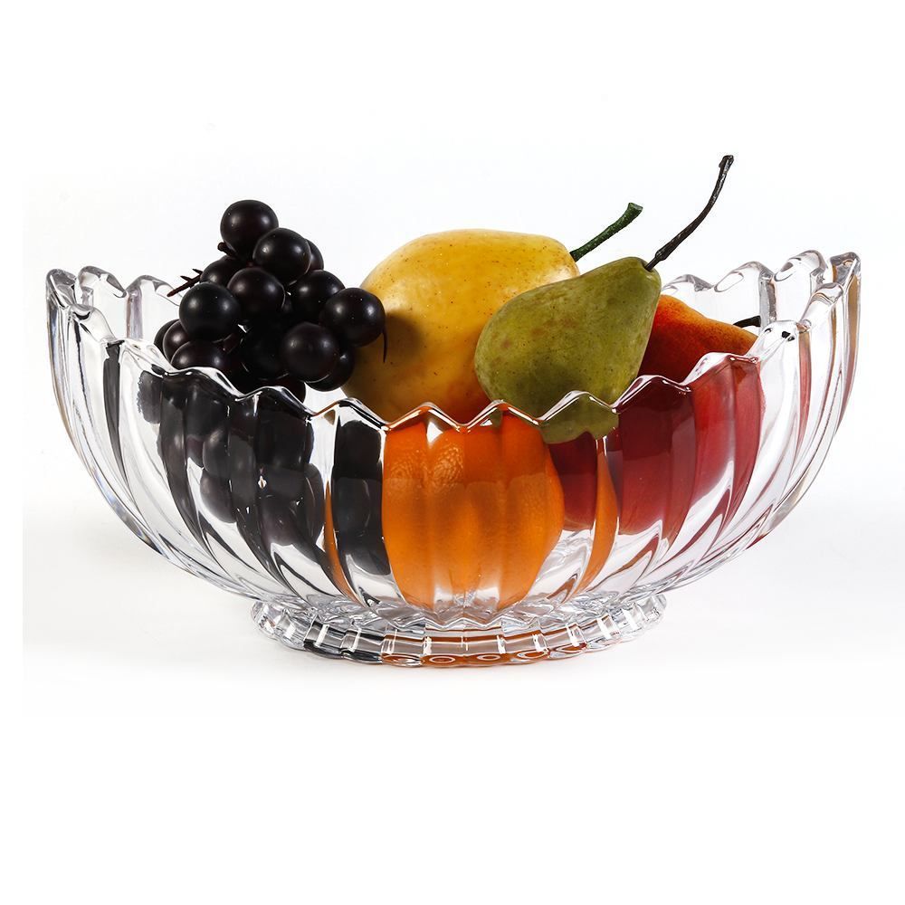 Centro De Mesa Cristal Geneva Wolff - Transparente