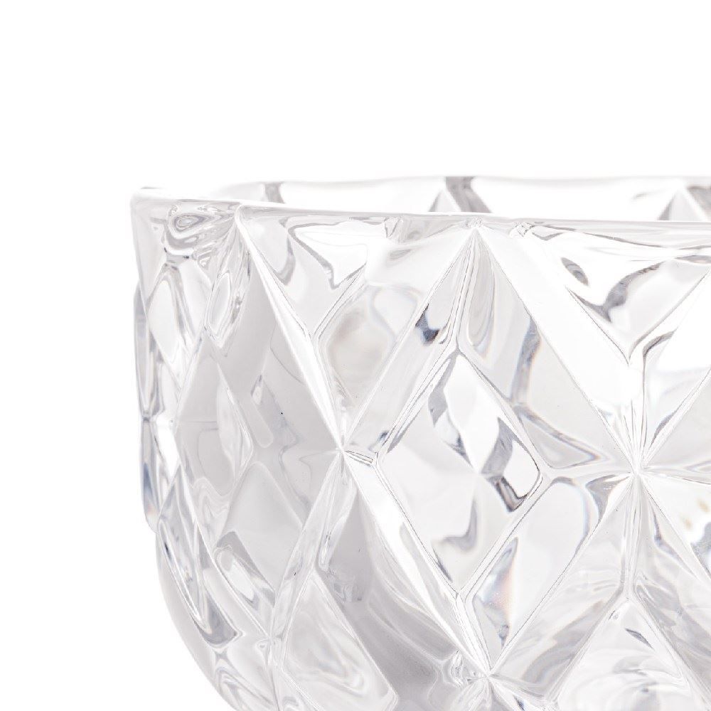 Centro De Mesa Deli Diamante Lyor 18 Cm - Transparente